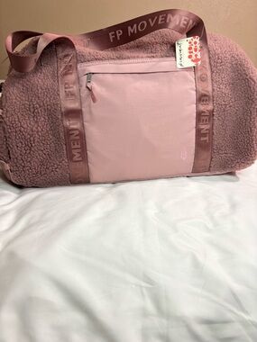 FP Movement by Free People Pink Sherpa Travel Duffle